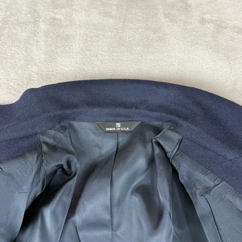 VTG Polo University Club Ralph Lauren Blazer Men 44R? Navy Wool Gold Buttons 90s